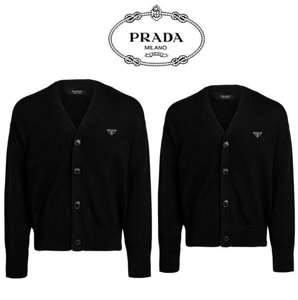 프** 트라이앵글 플레이트 커플가디건