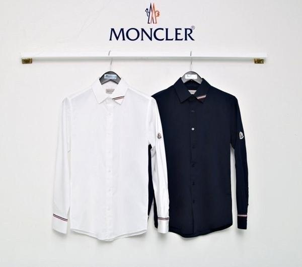 삼색 포인트 와펜 셔츠