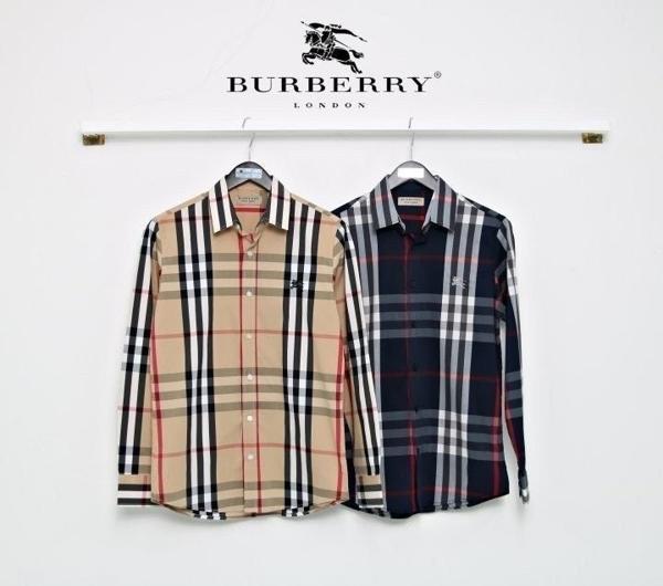 버** 기사자수 OG 체크 셔츠