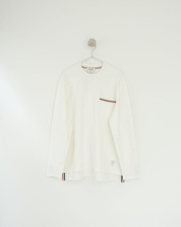 톰* 포켓 삼선 오버사이즈 맨투맨  수입