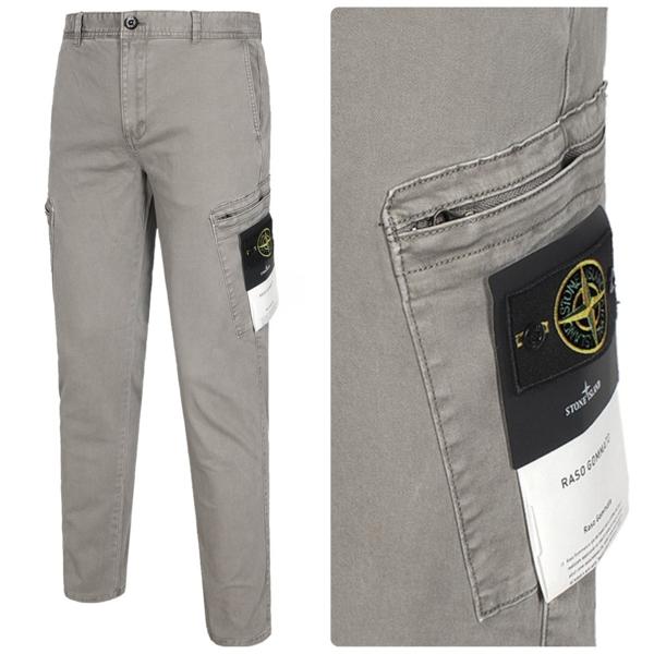 스* 사선지퍼 코튼 카고 와펜팬츠