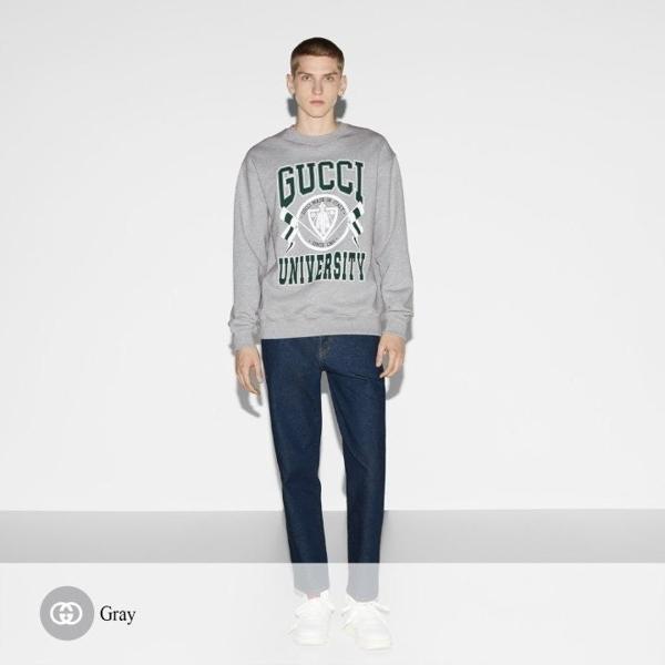 구* 유니버시티 프린트 맨투맨