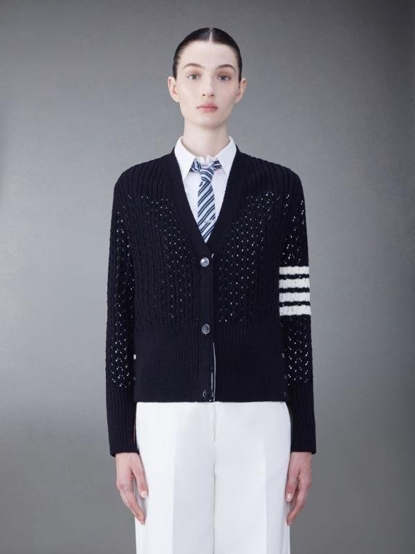 톰* 4빠 완장 포인텔 브이넥 울가디건수입고퀄(여성)