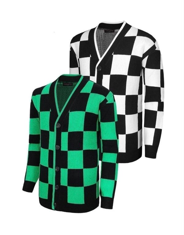 루* 모노 울 자수 가디건