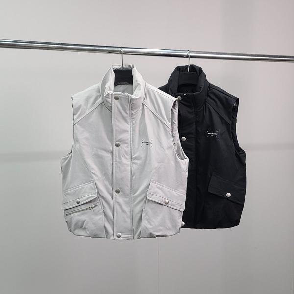 메* 마르지엘라 덕다운 엠보로고 패딩 조끼