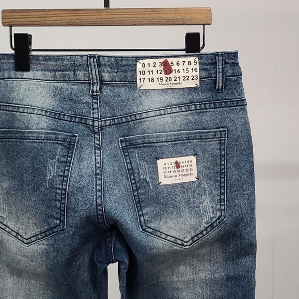 메* 마르지엘라 넘버 탭 워싱 청바지
