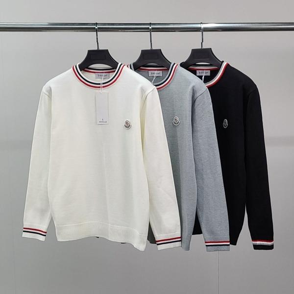 소매라인 라운드 니트