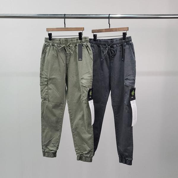 스* 로고와펜 워싱 조거 팬츠