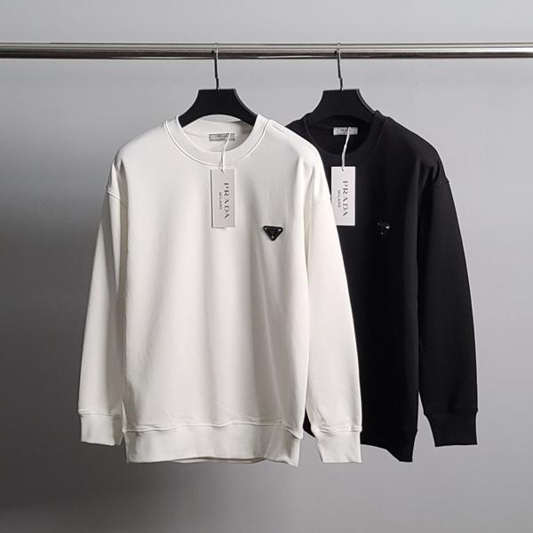 프** 로고와펜 코튼 맨투맨