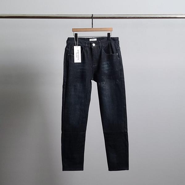 프** 타이거 프린팅 청바지