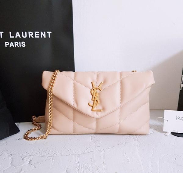 생** 고급 루루 푸퍼 미니 토이백 인디핑크 금장