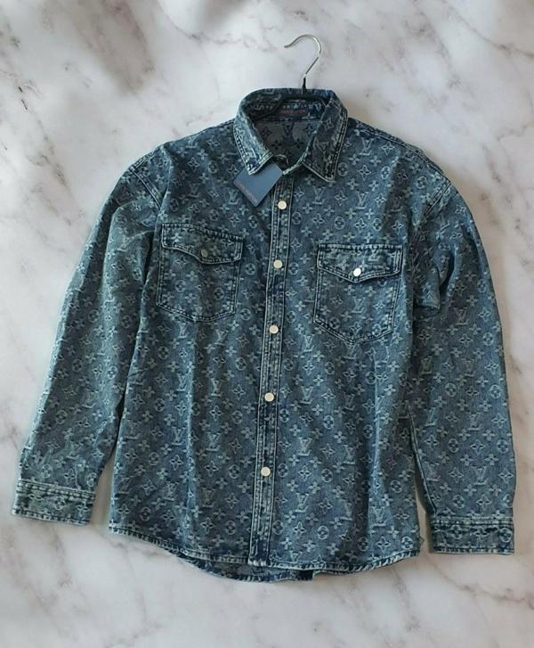 루* 모노그램 데님 자켓