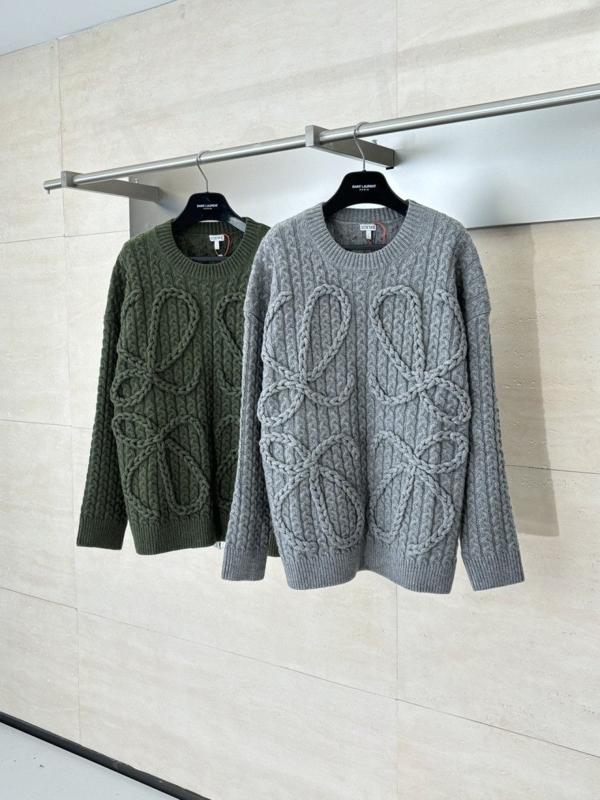 로** 애너그램 케이블 니트