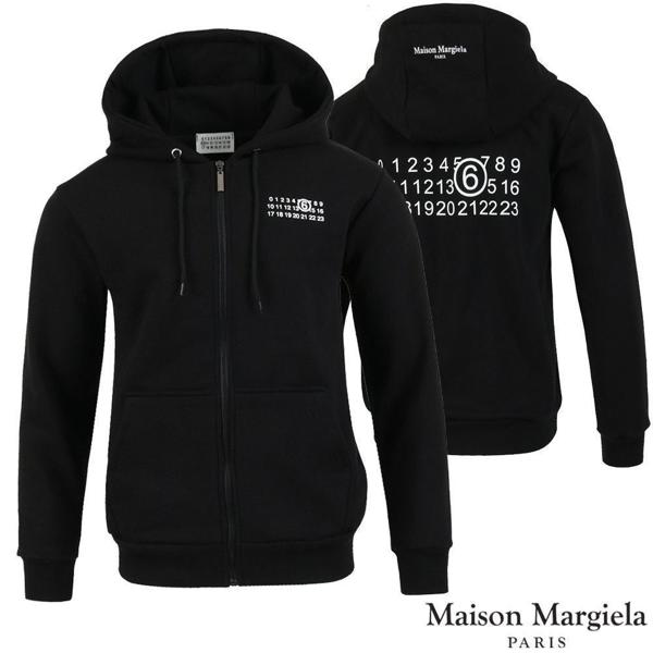 메* 마르지엘라 빈티지 넘버 로고 후드집업 셋업