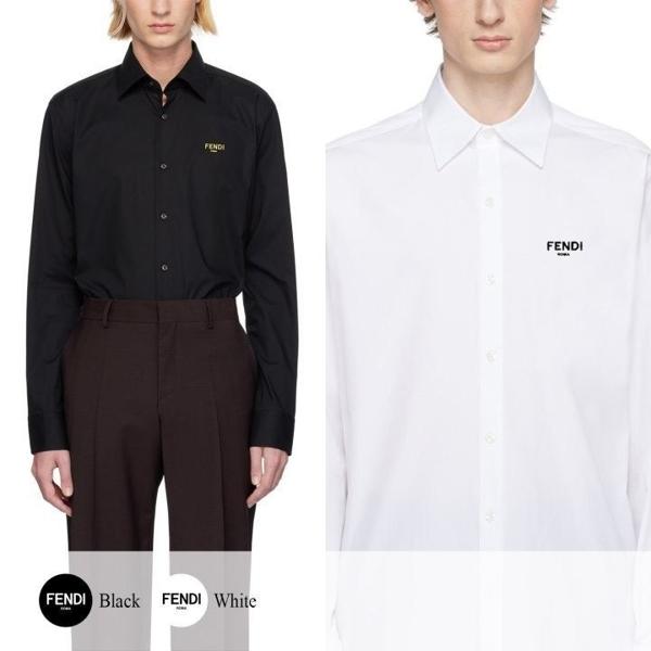 펜* 로고 자수 셔츠