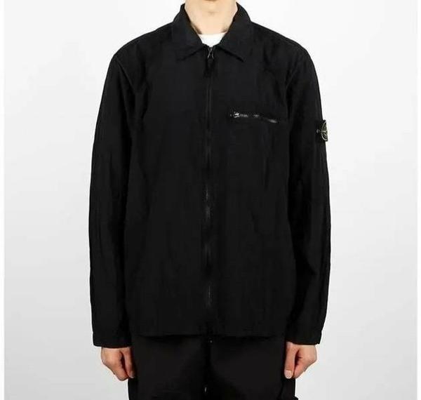 스* 나일론 메탈 오버셔츠 자켓