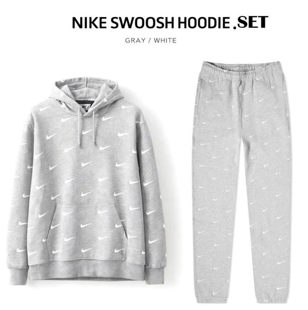 나** 멀티로고 커플 후드셋트