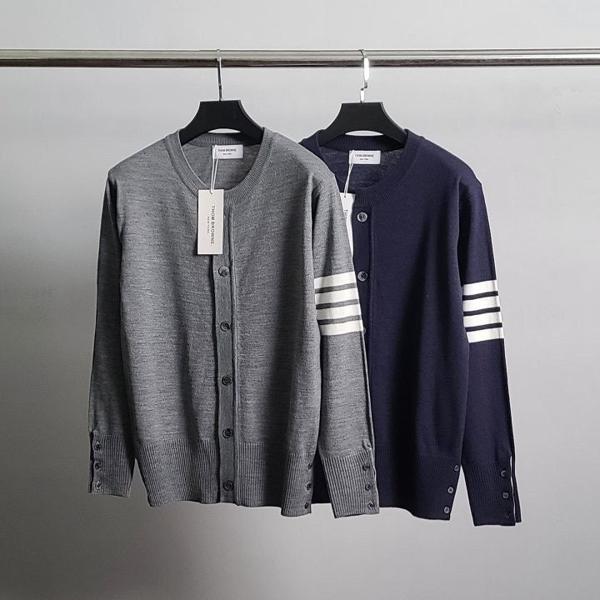 톰* 사선완장 라운드 가디건