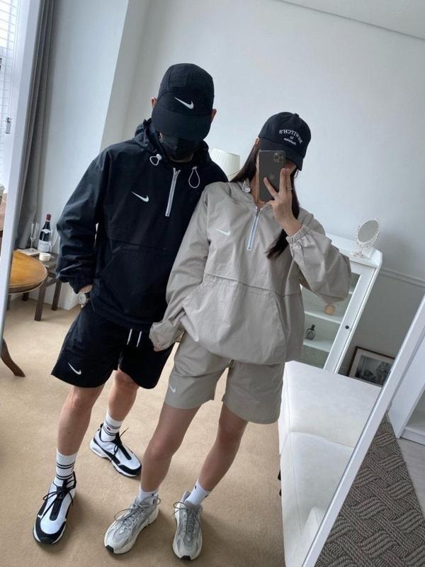 나** 코튼 아노락 셋업