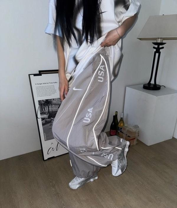 나** USA 나일론 팬츠