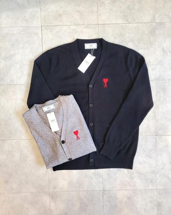 아* 스몰하트 자수 가디건