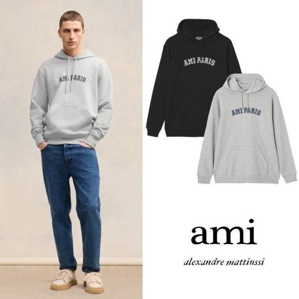 아* 레터링로고 후드티