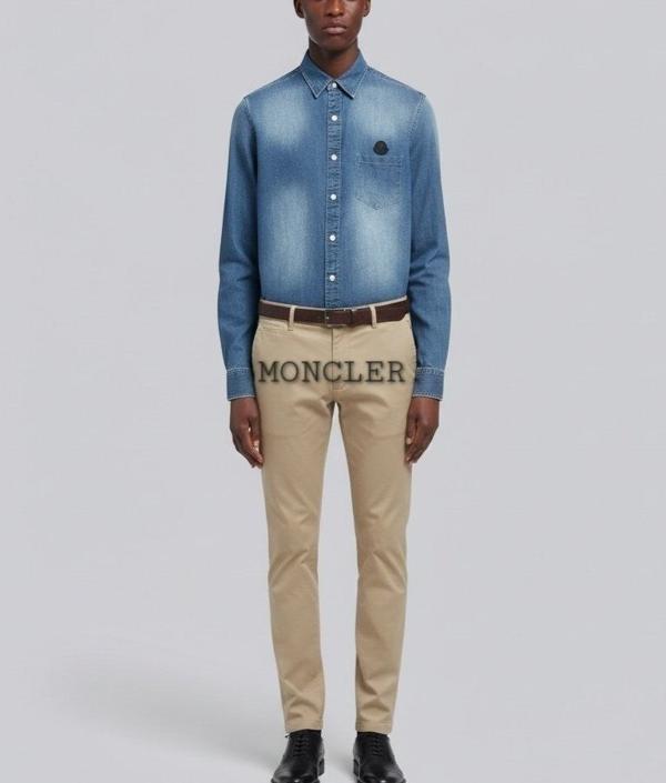 Mon하운드 블랙라벨 리안 워싱 청 셔츠