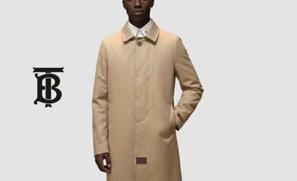 버** 브라운 라벨 모던 런던 트렌치 코트