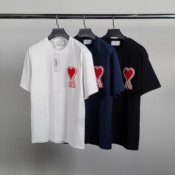 아* 빅하트패치 코튼 반팔티