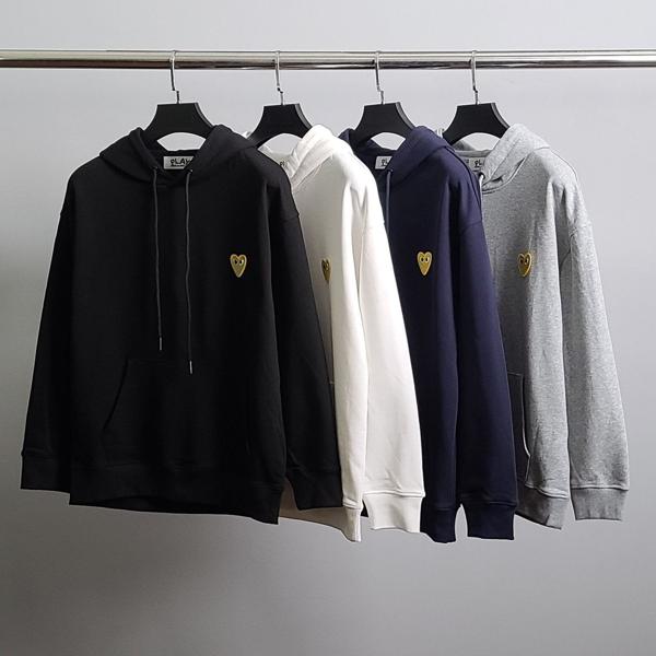 꼼* 골드와펜 코튼 후드티