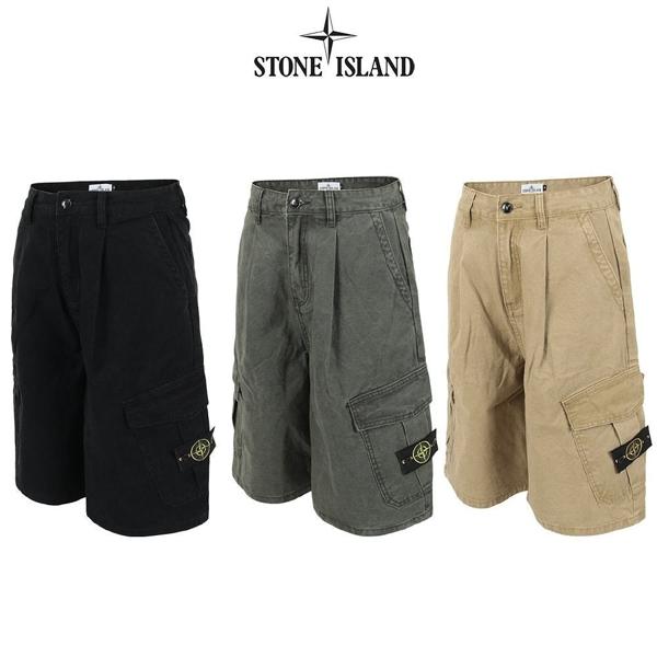 스* 워시드코튼 카고 버뮤다 팬츠