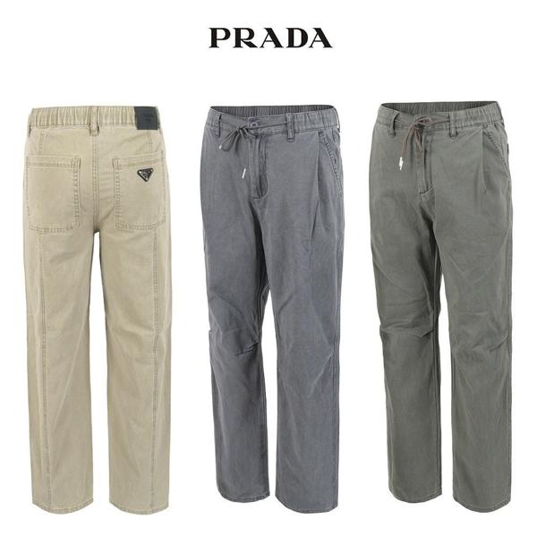 프** 옆절개 라인 슬림 일자 오비밴드 팬츠