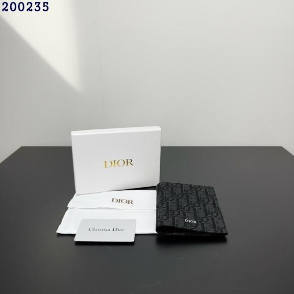 디* 오블리크 자카드 여권지갑 (오블리크 블랙)