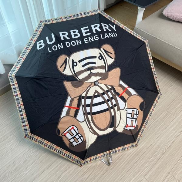 버** 보타이 테디베어 블랙 3단 자동우산양산 겸용