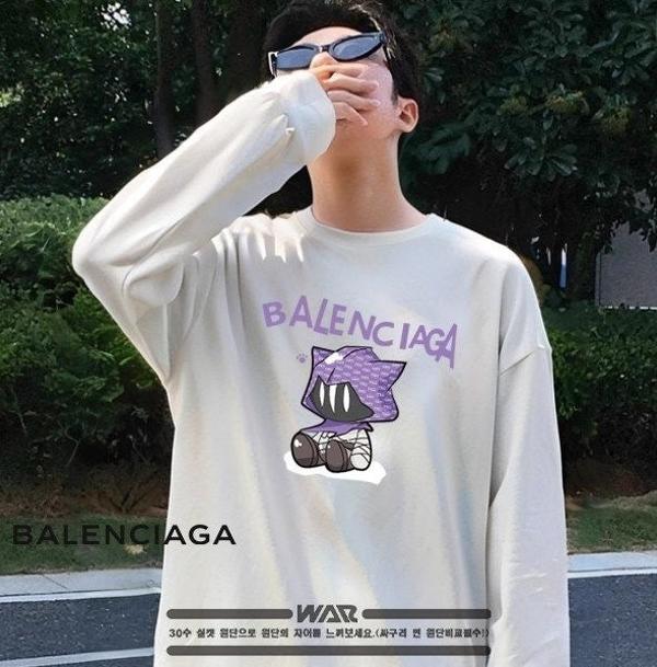 발**** 망토 캐릭터 디자인 긴팔티셔츠 (시보리없음)