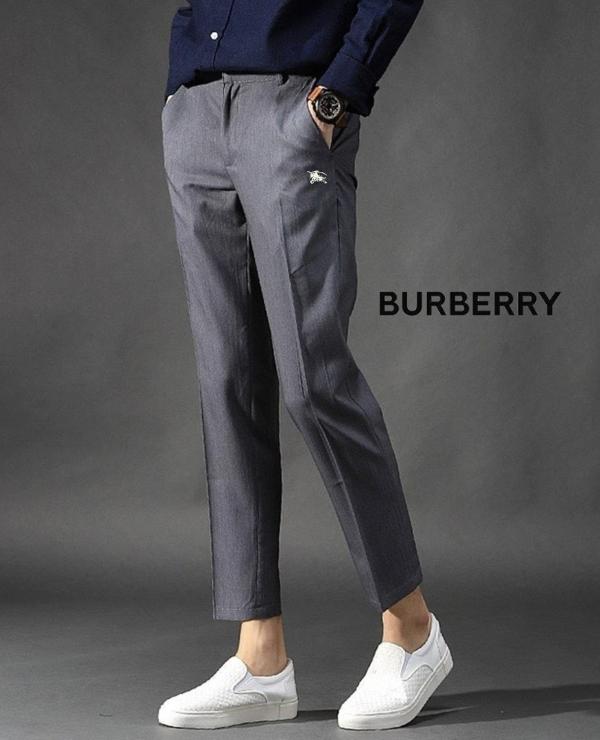 버**자수로고 스판 9부 히든 슬랙스