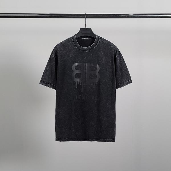 발**** 플로우 피그먼트 반팔티