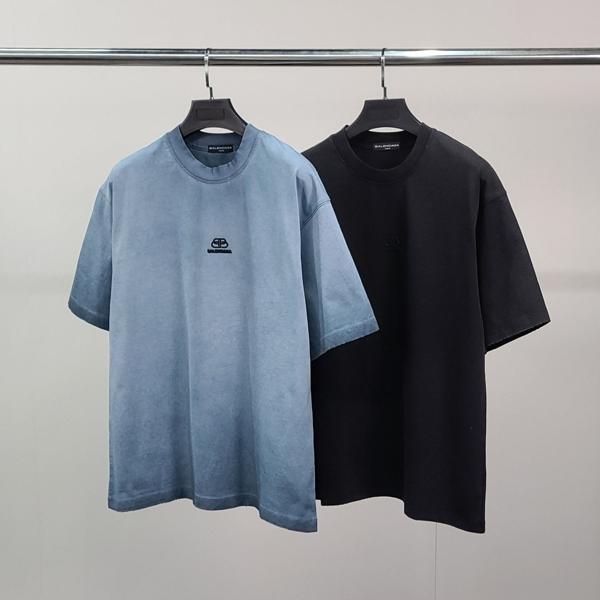 발**** 블럭로고 피그먼트 반팔티