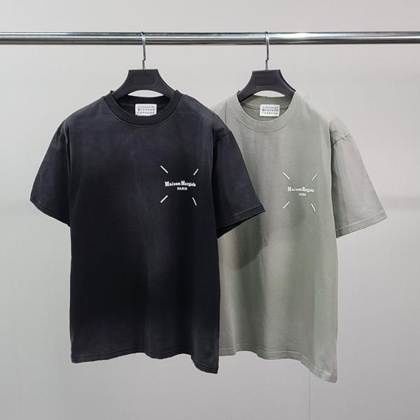 메* 마르지엘라 넘버레터링 피그먼트 반팔티