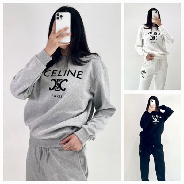 셀** 빅로고 베이직 맨투맨