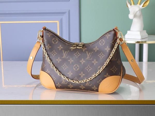 루* 불로뉴 내추럴 호보 크로스백