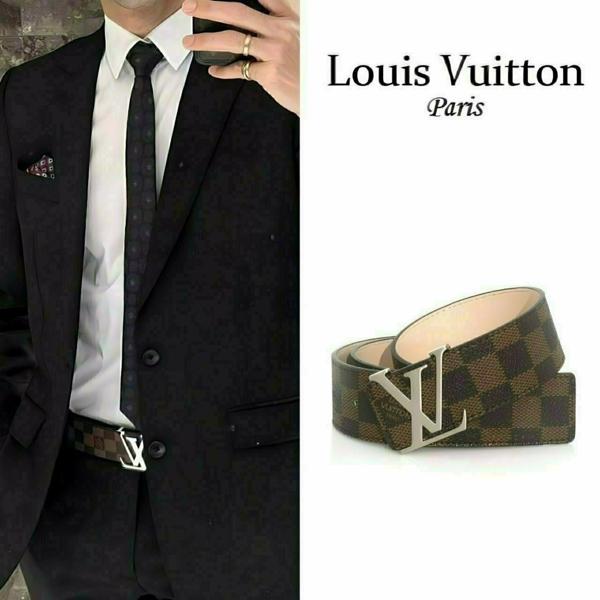 루* 다미에실버장식 벨트