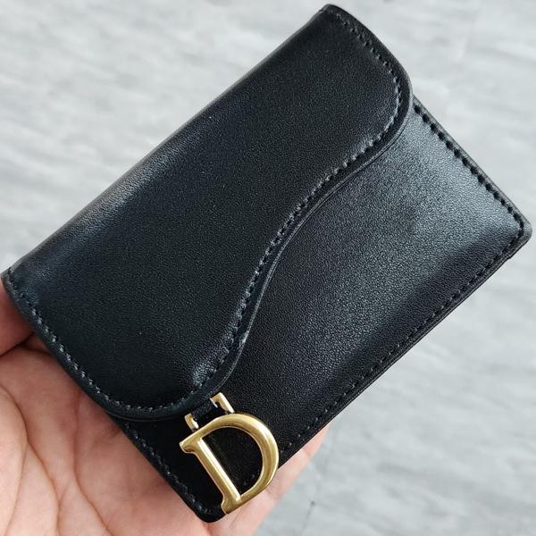 [335번] 디* 오블리크 새들 플랩 카드지갑