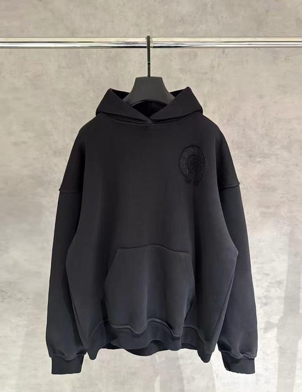 크* 홀스슈 자수 후드