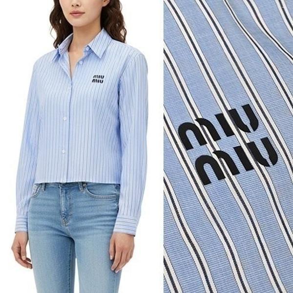 미*** 세미크롭 셔츠