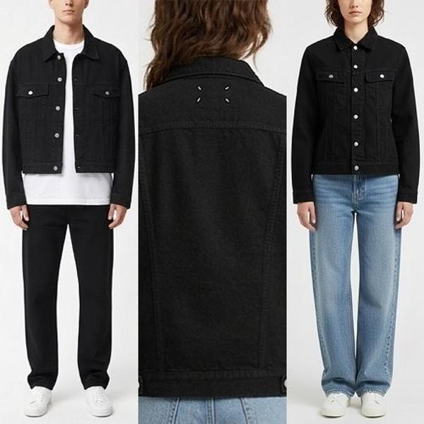 메* 마르지엘라 블랙 데님자켓