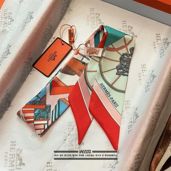 에*** 마차 패턴 방도 스카프