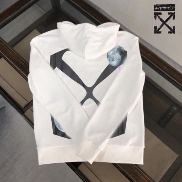 오* 더블 루나 어트랙션 애로우 프린트 후드티