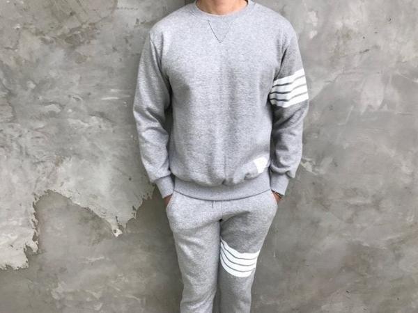 톰* 사선 맨투맨 조거팬츠 세트