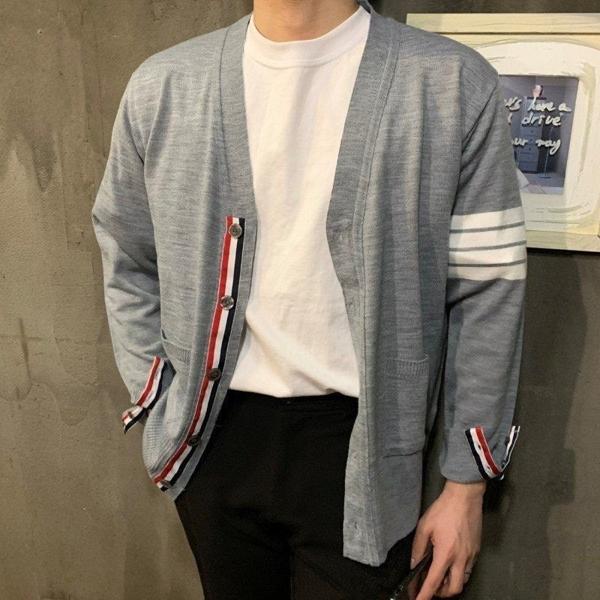 톰* 사선완장 가디건